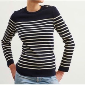 NWOT Saint James Maree Striped Sweater